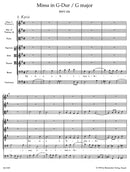 Mass G major BWV 236 "Lutheran Mass 4" [score]