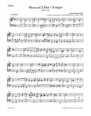 Mass G major BWV 236 "Lutheran Mass 4" [basso continuo/Org part]