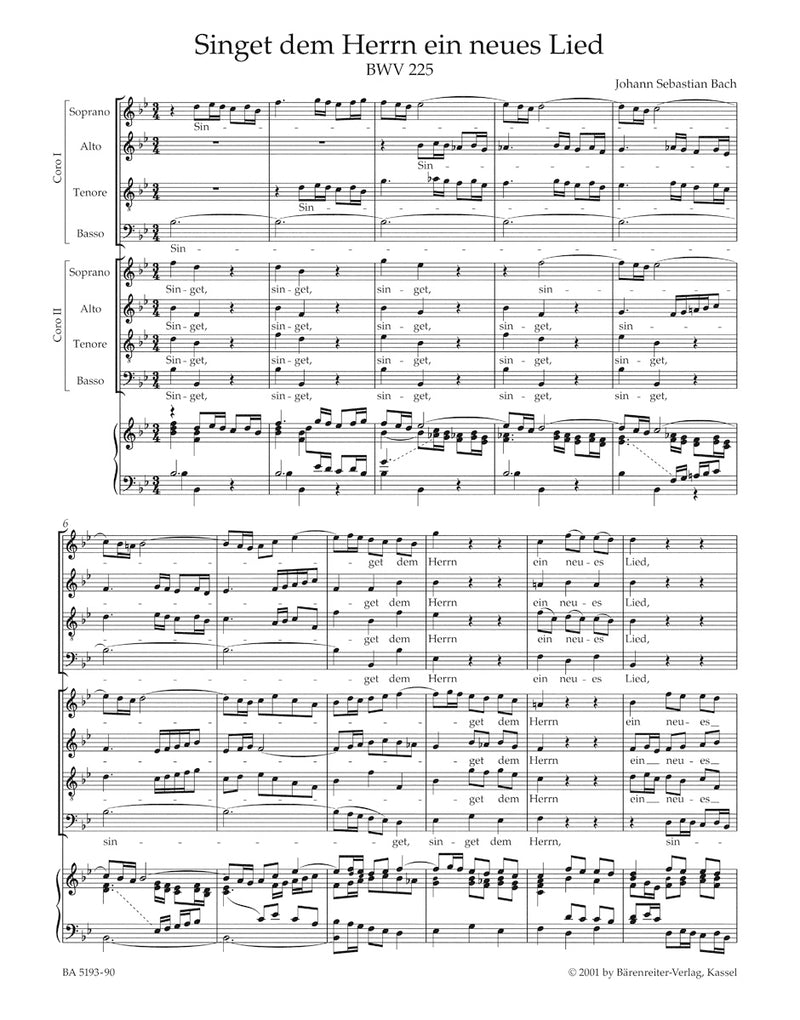 Motets, BWV 225-230