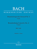 Brandenburg Concerto No. 4 G major BWV 1049 [score]