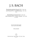 Brandenburg Concerto No. 5 and Concerto No. 5 "Early Version" D major BWV 1050, BWV 1050a [violin solo part]