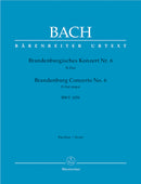Brandenburg Concerto No. 6 B flat-major BWV 1051 [score]