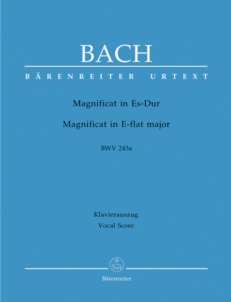 Magnificat E-flat major BWV 243a (First version)（ヴォーカル・スコア）