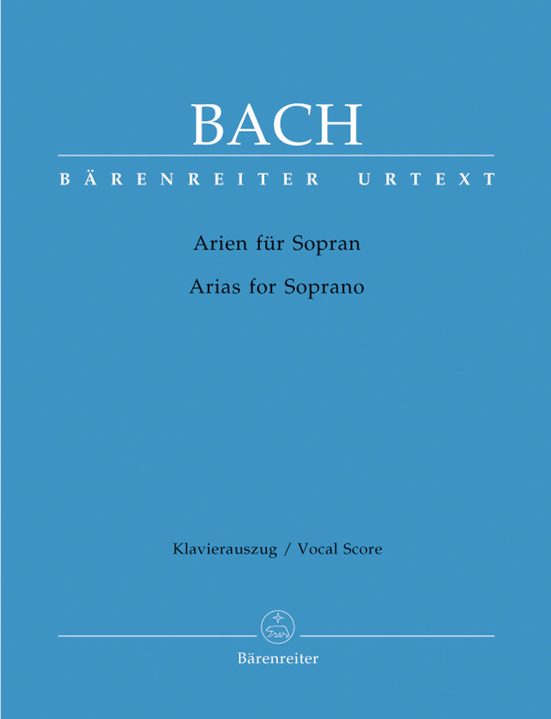 Arias for Soprano（ドイツ語と英語の歌詞、ドイツ語の説明）