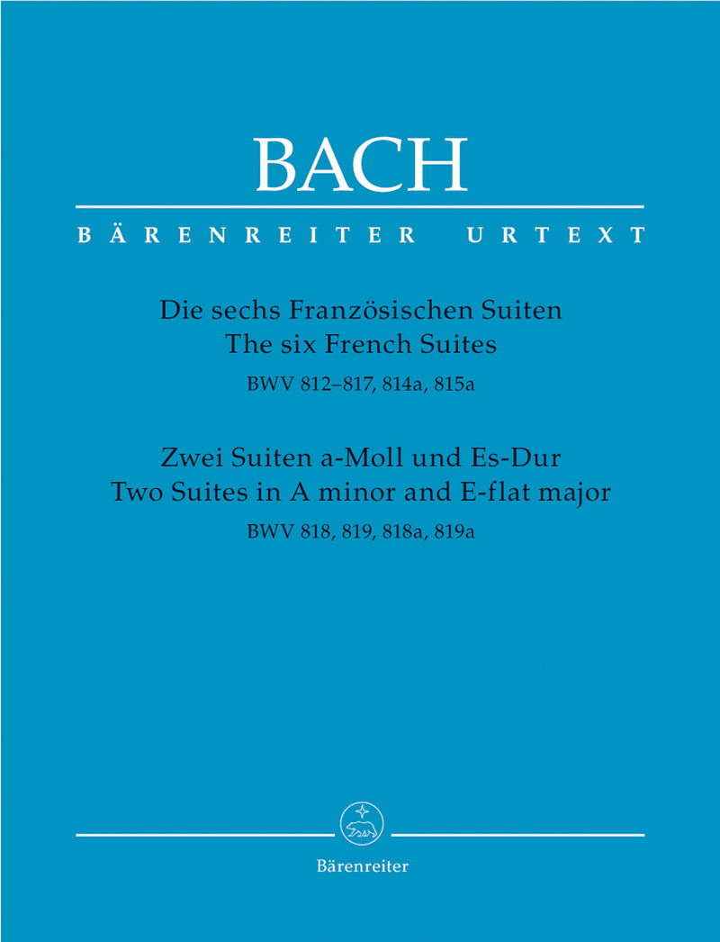 The Six French Suites / Two Suites in A minor and E-flat major BWV 812-819