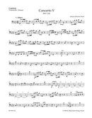 Concerto for Harpsichord and Strings Nr. 5 F minor BWV 1056 [cello/double bass part]