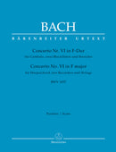 Concerto for Harpsichord, two Recorders and Strings Nr. 6 F major BWV 1057 [score]