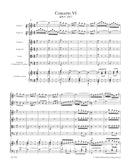 Concerto for Harpsichord, two Recorders and Strings Nr. 6 F major BWV 1057 [score]