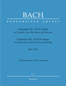 Concerto for Harpsichord, two Recorders and Strings Nr. 6 F major BWV 1057 （ピアノ・リダクション）