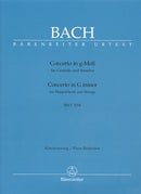Concerto for Harpsichord and Strings G minor BWV 1058 （ピアノ・リダクション）