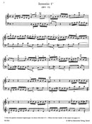 Inventions and Sinfonias, BWV 772-801（運指あり） / J.S. Bach (Bärenreiter)