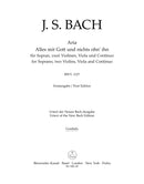 Alles mit Gott und nichts ohn' ihn BWV 1127 [harpsichord part]