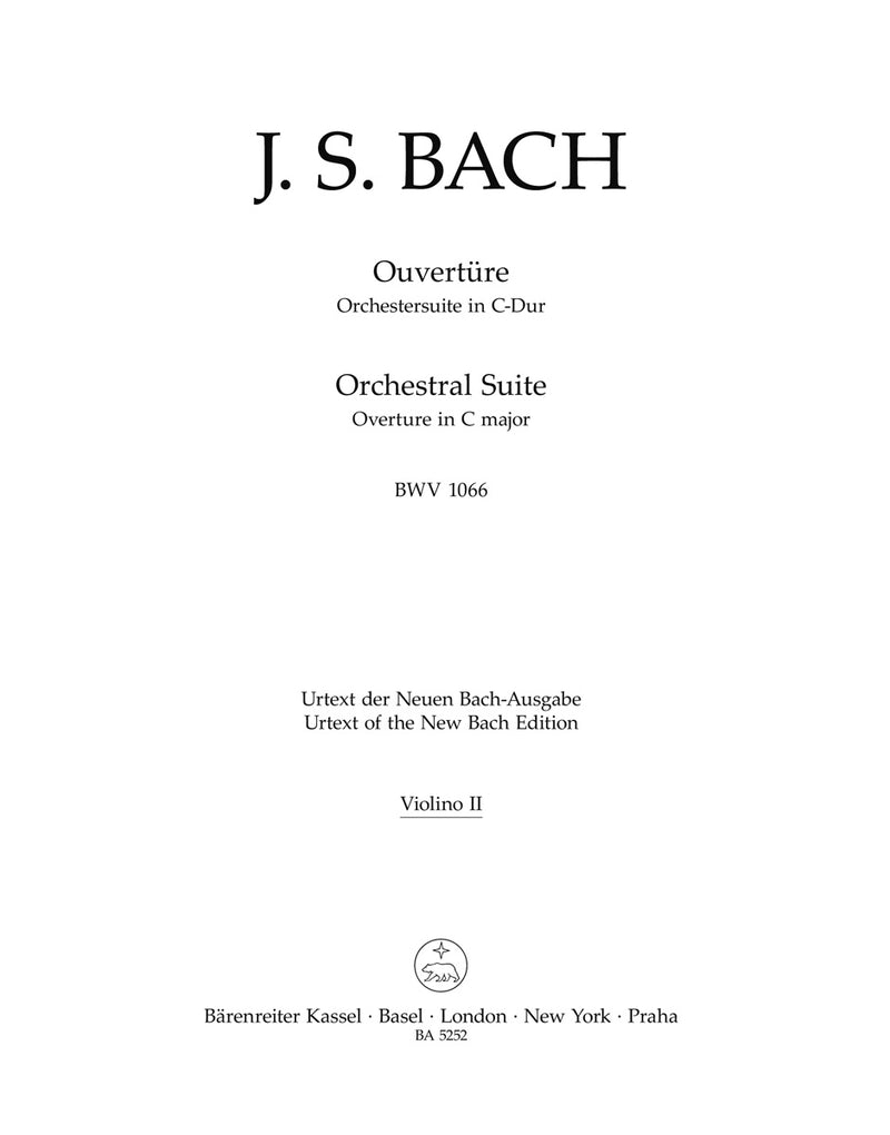 Orchestral Suite (Overture) C major BWV 1066 [violin 2 part]
