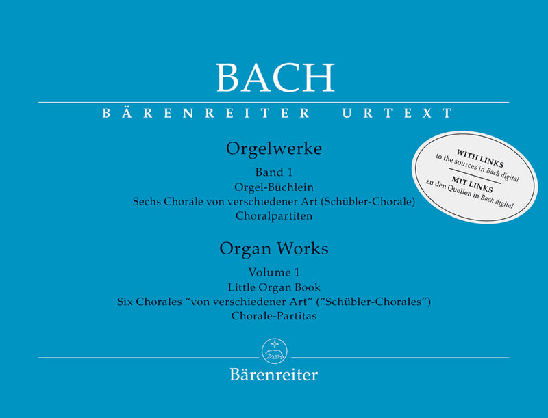 Organ works, vol 1: Orgelbüchlein / Six Chorales "von verschiedener Art" (Schübler-Chorales) / Chorale-Partitas