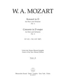 Concerto for Horn and Orchestra Nr. 1 D major K. 412 + 514 (386b) (Traditional version (Rondo by Franz Xaver Sü?mayr)) [viola1/2 part]