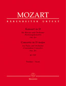 Concerto for Piano and Orchestra Nr. 26 D major K. 537 "Coronation Concerto" [score]