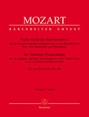 Six Nocturnes (Canzonettas) [Score]