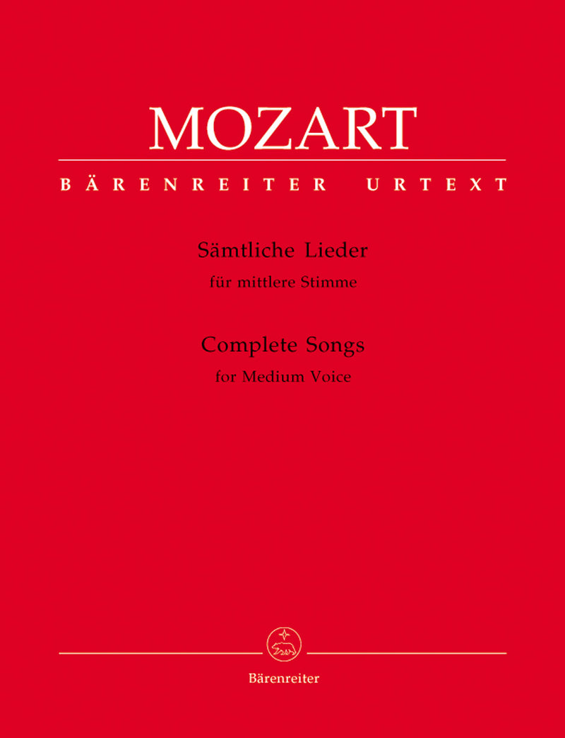 Complete Songs (for medium voice)