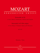 Serenade for 2 Oboes, 2 Clarinets, 2 Horns and 2 Bassoons E-flat major K. 375 [set of parts]