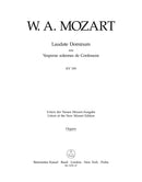 Laudate Dominum K. 339 (from the Vesperae solennes de Confessore) [organ part]
