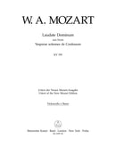 Laudate Dominum K. 339 (from the Vesperae solennes de Confessore) [cello/double bass part]