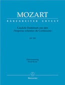 Laudate Dominum K. 339 (from the Vesperae solennes de Confessore) （ヴォーカル・スコア）