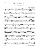 Missa in C-Dur = Mass in C major, K. 220 (196b) "Spatzenmesse" = 雀ミサ[violin 1 part]