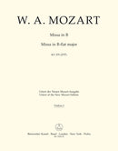 Missa brevis B-flat major K. 275 (272b) [violin 1 part]