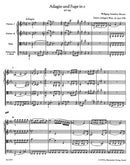 Adagio and Fugue for Strings C minor K. 546 [score & parts]