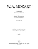 Single Movements for Violin and Orchestra K. 261, 269 (261a), 373 [set of winds]