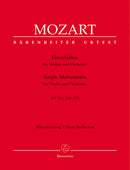 Single Movements for Violin and Orchestra K. 261, 269 (261a), 373（ピアノ・リダクション）