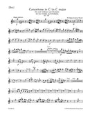 Concertone for two Violins and Orchestra C major K. 190 (166b, KV6:186 E) [set of winds]