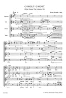 O Holy Ghost für Chor op. 186a (1964)