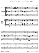 Gott, wie dein Name, so ist auch dein Ruhm [score]