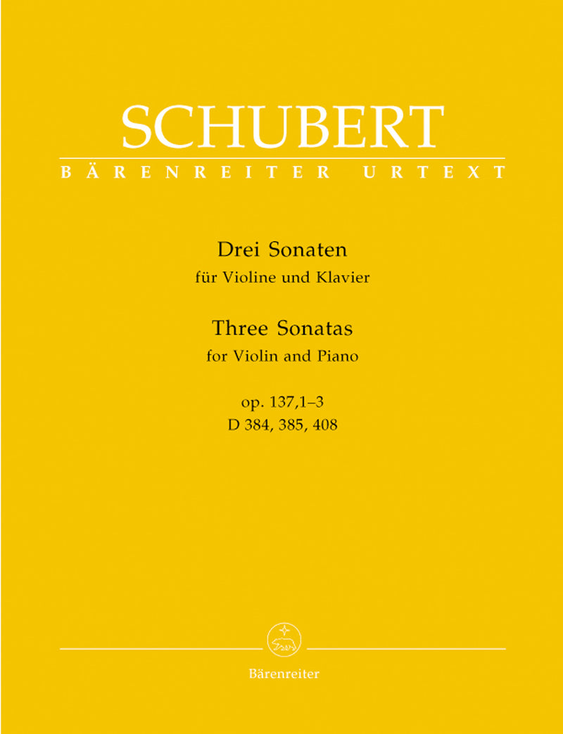 Three Sonatas for Violin and Piano op. 137, 1-3
