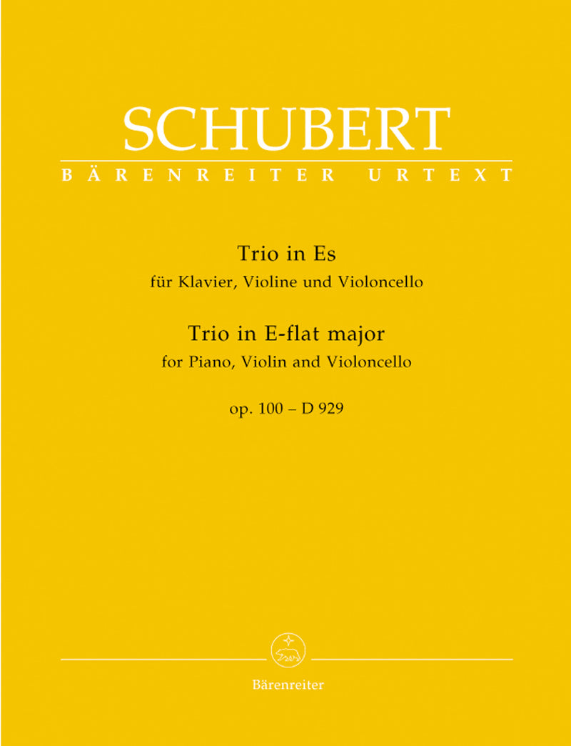 Trio for Piano, Violin and Violoncello E-flat major op. 100 D 929 (Piano trio)