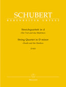String Quartet D minor D 810 "Death and the Maiden" [set of parts]