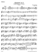 String Quartet D minor D 810 "Death and the Maiden" [set of parts]