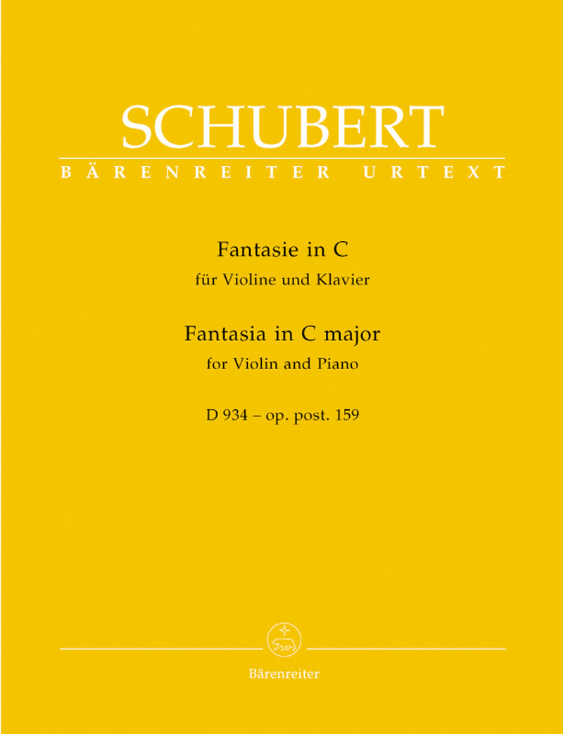 Fantasia for Violin and Piano in C major op. post. 159 D 934