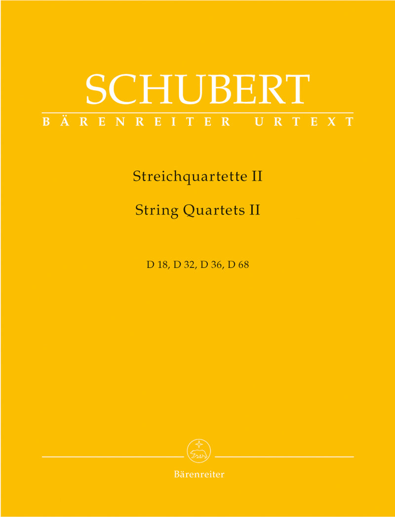 String Quartets, vol. 2 [set of parts]