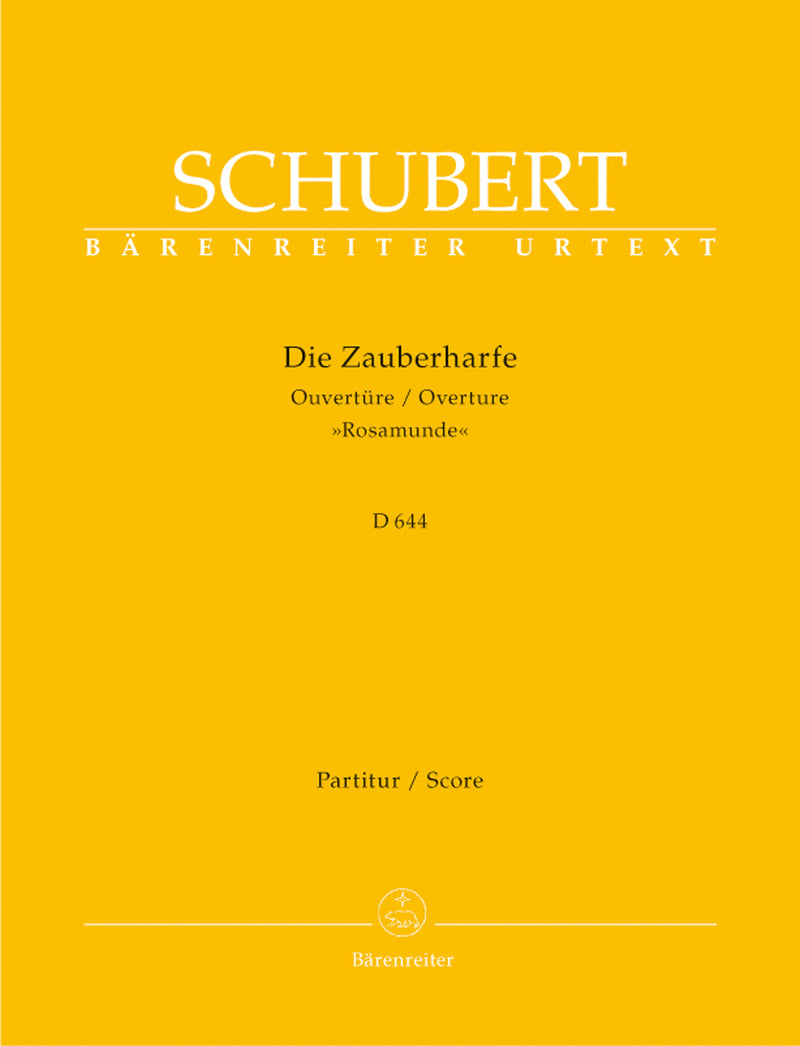 Die Zauberharfe. Ouvertüre C-Dur D 644 "Rosamunde" [score]
