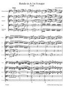 Rondo for Violin and Strings A major D 438 [score]