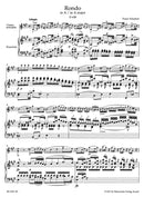 Rondo for Violin and Strings A major D 438（ピアノ・リダクション）