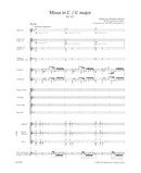 Missa C major K. 317 "Krönungsmesse = Coronation Mass" (Arr. female choir (SMA)) [score]