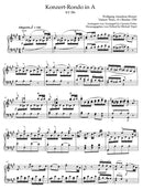 Concert Rondo for Piano A major K. 386