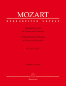 Concerto for Violin und Orchestra D-major K. 271a (271i) [score]