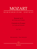 Concerto for Violin and Orchestra D major K. 271a (271i)（ピアノ・リダクション）