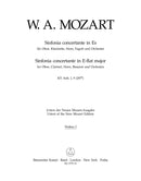 Sinfonia concertante for Oboe, Clarinet, Horn, Bassoon and Orchestra E-flat major K. Anh. I, 9 (297b) [violin 1 part]