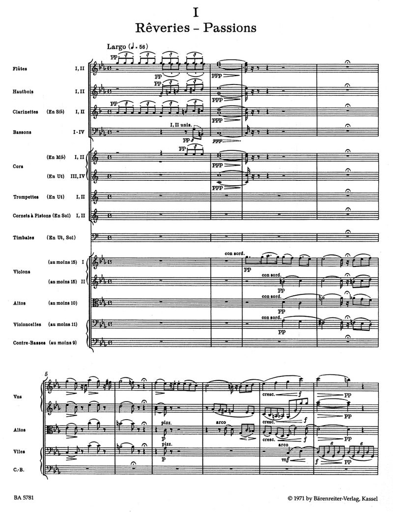 Symphonie fantastique [score]
