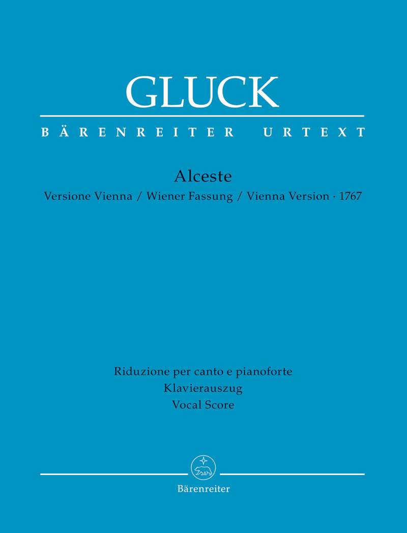 Alceste (Vienna Version 1767) （ヴォーカル・スコア）